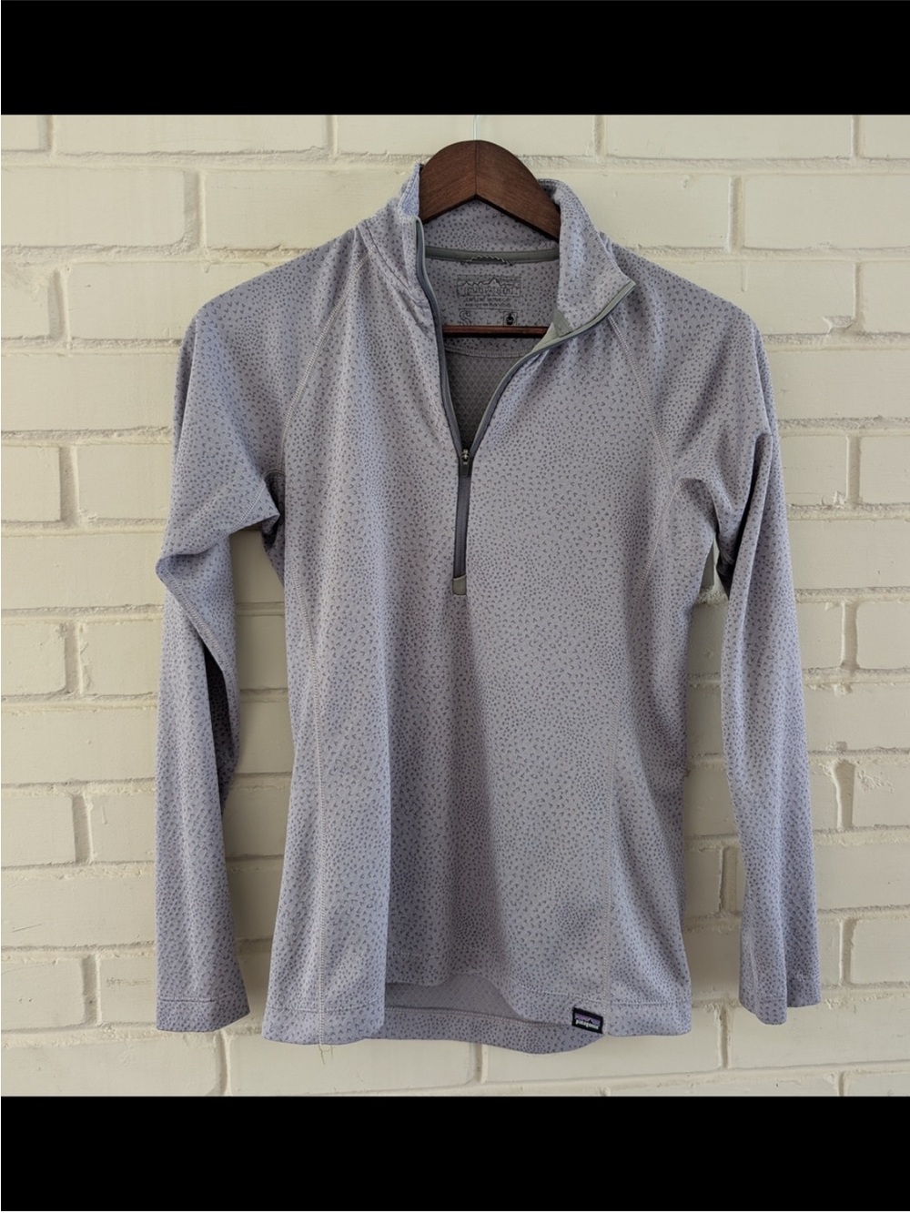 Patagonia Women's Small Lavender Purple Capilene Midweight Quarter-Zip